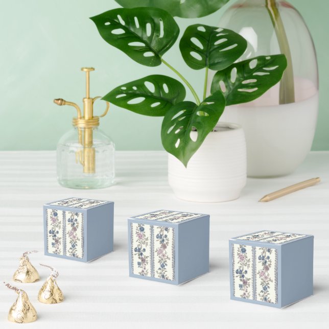 Victorian Garden Pattern Favor Box (Multiple)