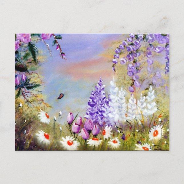 Victorian Garden - Postcard (Front)