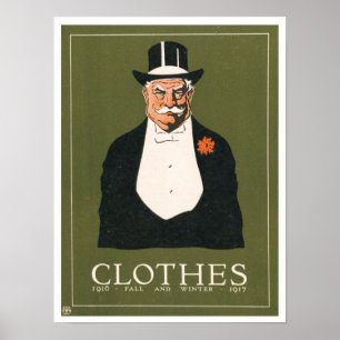 Victorian Gent Ad Fall/Winter 1916/1917 Art Print