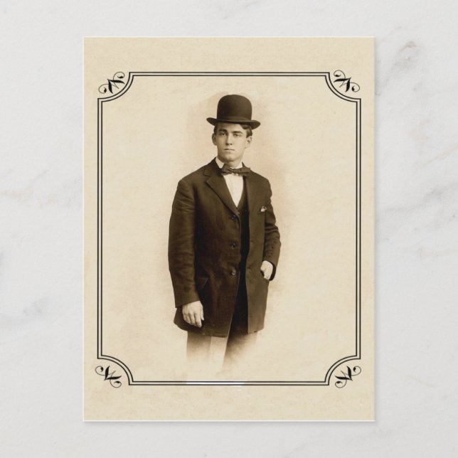 Victorian Gentleman Postcard (Front)