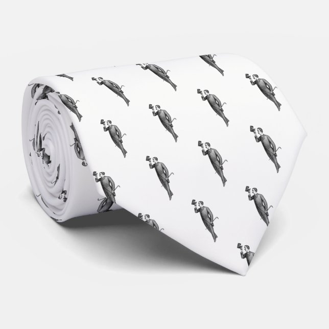 Victorian Gentleman Selfie Tie (Rolled)