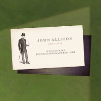 Victorian Gentleman's Vintage Calling Card 2