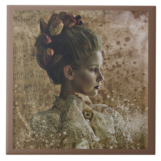 Victorian Ghost Lady-in-Waiting Tile (Front)