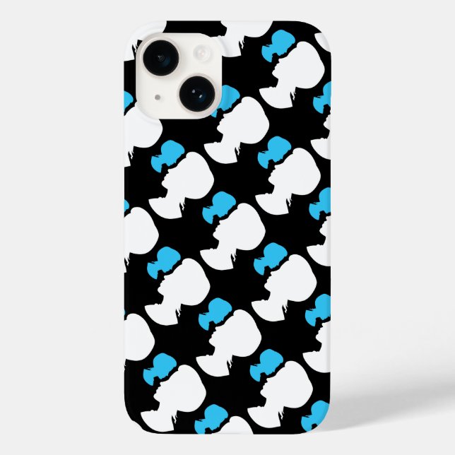 Victorian Girl Silhouette Cameo coque iphone (Verso)