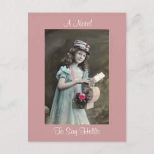 Victorian Girl Tous Habillé ! Carte postale