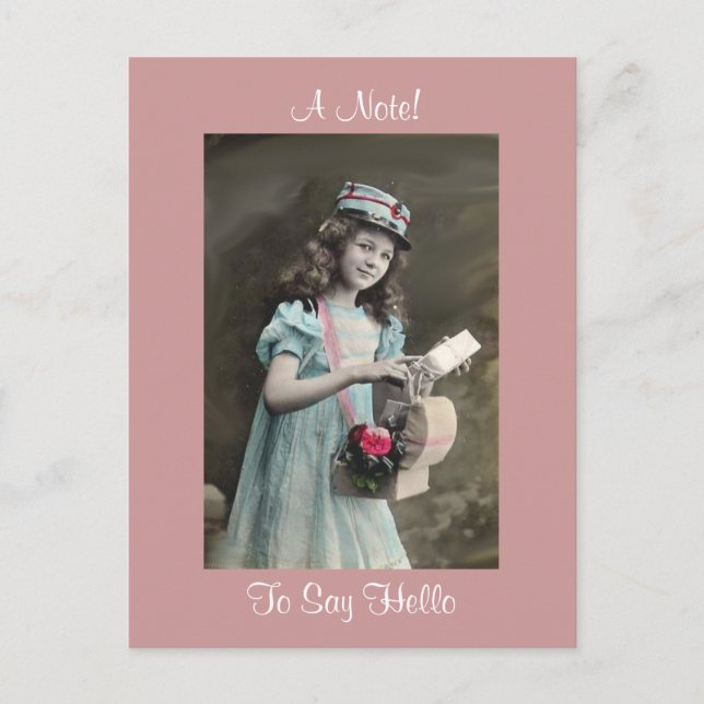 Victorian Girl Tous Habillé ! Carte postale (Devant)
