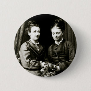 Victorian Girlfriends 2 Inch Round Button