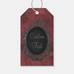 Victorian Goth Custom Personalized Gift Tag
