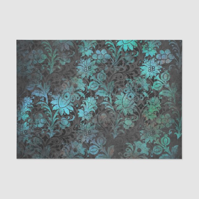 Victorian Gothic Damask Tissue Paper | Elegant (Front)