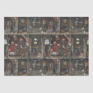 Victorian Gothic Dollshouse Dark Academia Tissue Paper