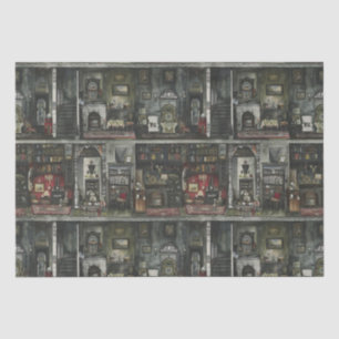 Victorian Gothic Dollshouse Dark Academia Tissue Paper
