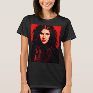 Victorian Gothic Girl Vintage T-shirt