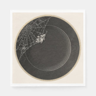 Victorian Gothic Halloween Spiderweb Napkins