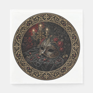 Victorian Gothic Masquerade Napkins