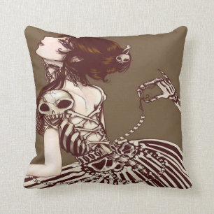 Victorian Gothic Throw Pillow