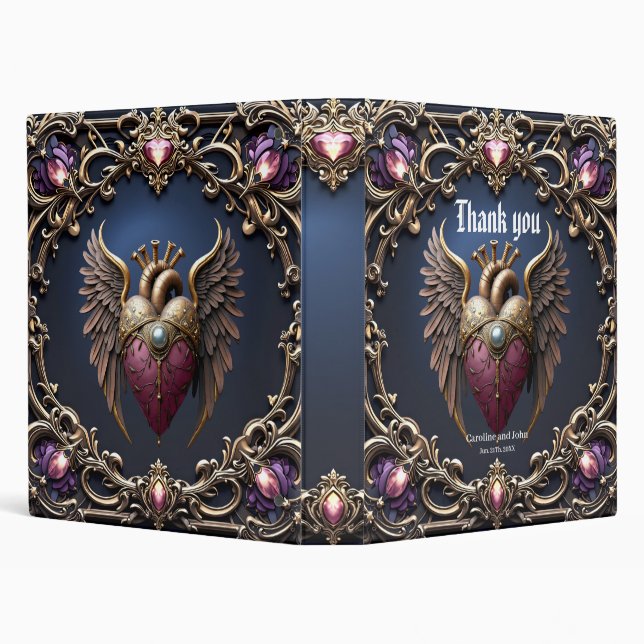 Victorian Gothic Wedding Collection Binder (Background)