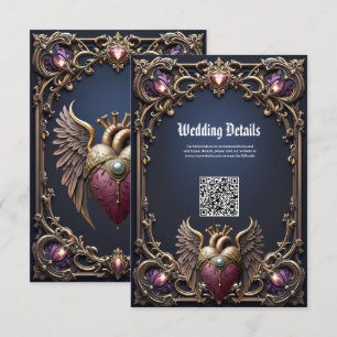 Victorian Gothic Wedding Collection  Enclosure Card