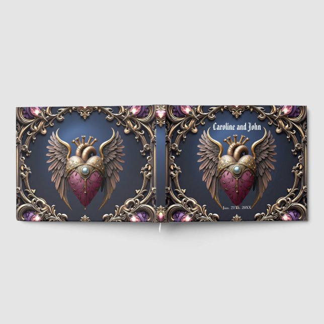 Victorian Gothic Wedding Collection Guest Book (Full)