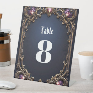 Victorian Gothic Wedding Collection  Pedestal Sign