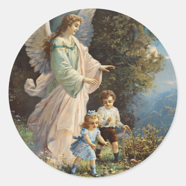 Victorian Guardian Angel Stickers (Front)