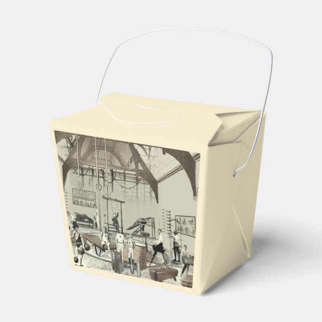Victorian Gym Favor Box (Front Side)
