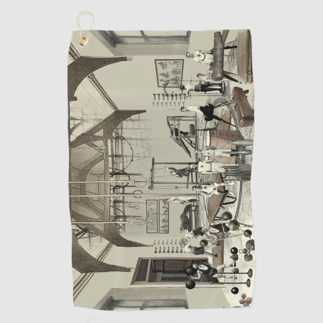 Victorian Gym Golf Towel (Front)