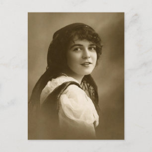Victorian Gypsy Woman Postcard