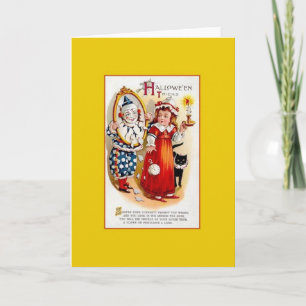 Victorian Halloween Greeting Card
