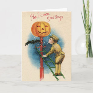 Victorian Halloween Greeting Card