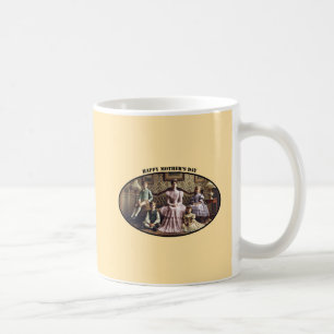Victorian Happy Mother's Day Mom with Children URM Coffee Mug