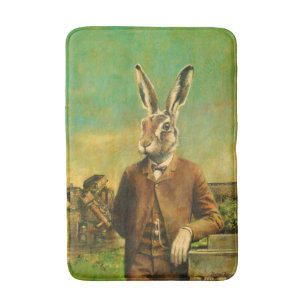 Victorian Hare Bath Mat