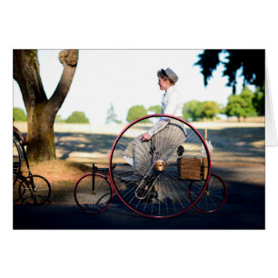 Victorian high-wheel tricycle