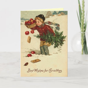 Victorian Holiday Card