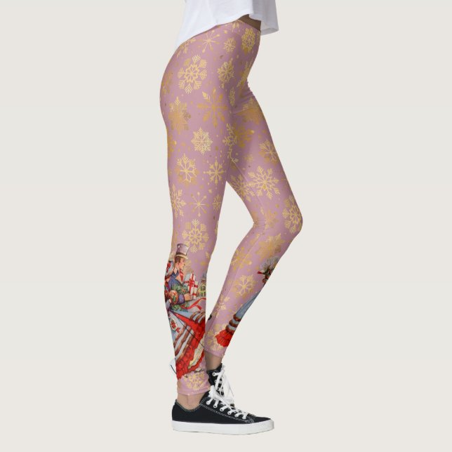 Victorian Holiday Leggings (Right)