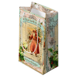 Victorian Holiday Small Gift Bag