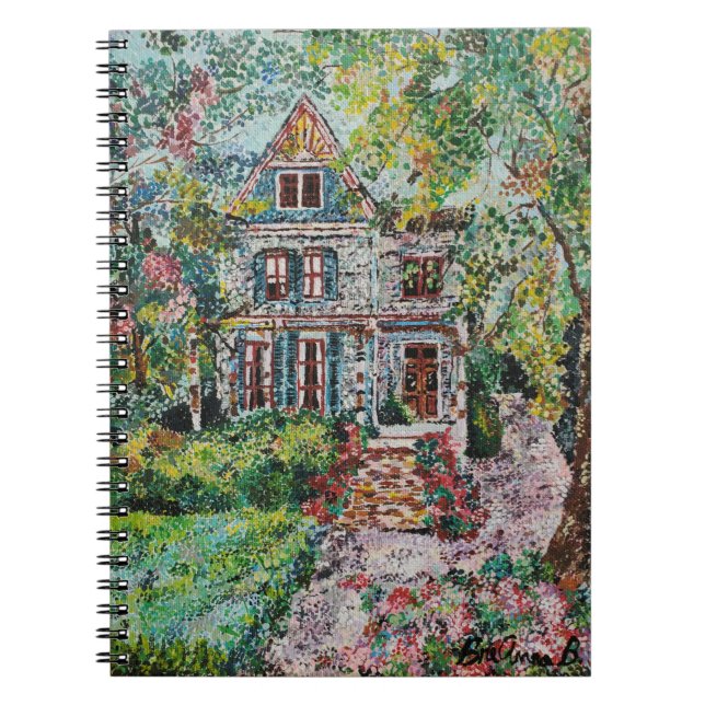 Victorian Home Spiral Notebook  (Front)