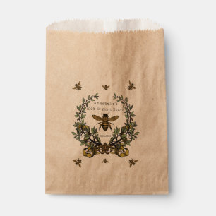 Victorian Honey Label Personalize Favour Bag
