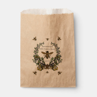Victorian Honey Label Personalize Favour Bag
