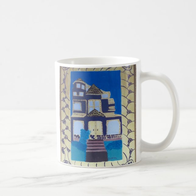 victorian house coffee mug (Right)