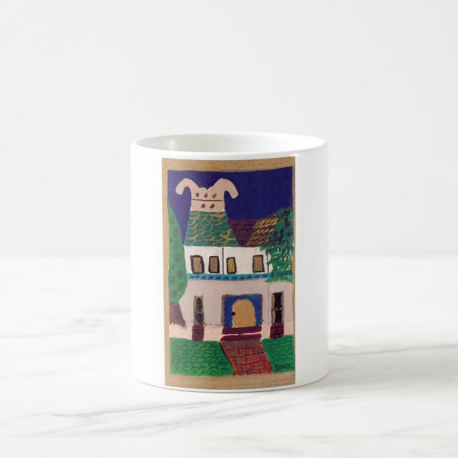 victorian house coffee mug (Center)