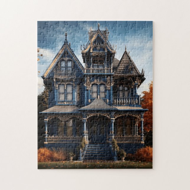 VICTORIAN HOUSE GOTHIC JIGSAW PUZZLE (Vertical)