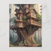 victorian house in tree
