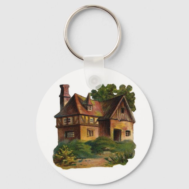 Victorian House Keychain (Front)