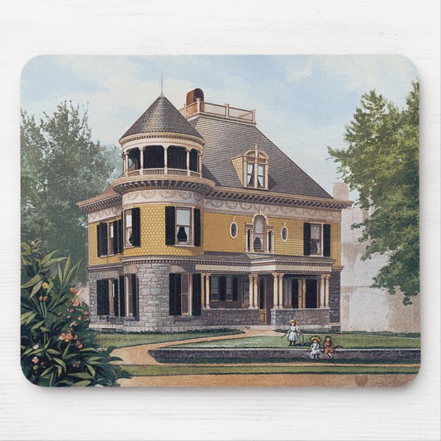Victorian House Mousepad #4 (Front)