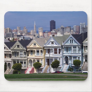 Victorian Houses Mouse Pad
