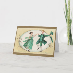 Victorian Irish Dance St. Patrick's Day Card