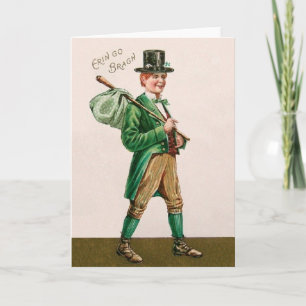 Victorian Irishman St. Patrick's Day Card