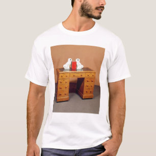 Victorian kneehole desk and a pair of dogs T-Shirt