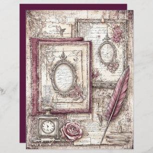 Victorian & Lace Scrapbook Paper 