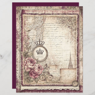 Victorian & Lace Scrapbook Paper 